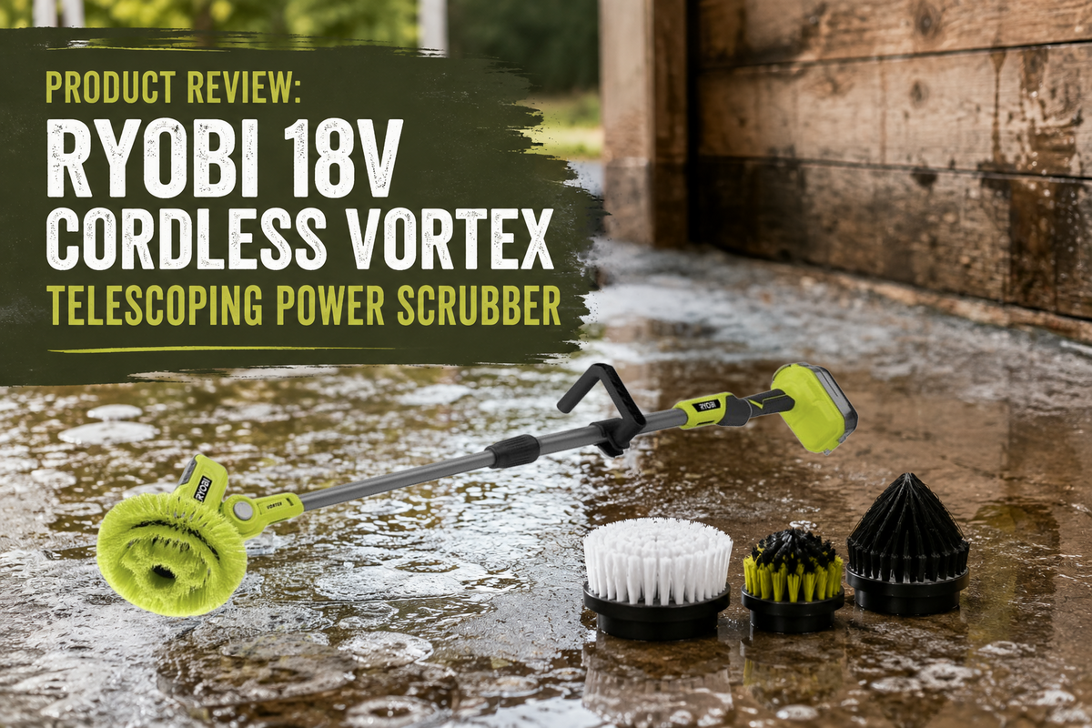 Ryobi Power Scrubber (VORTEX) - worth the hype?