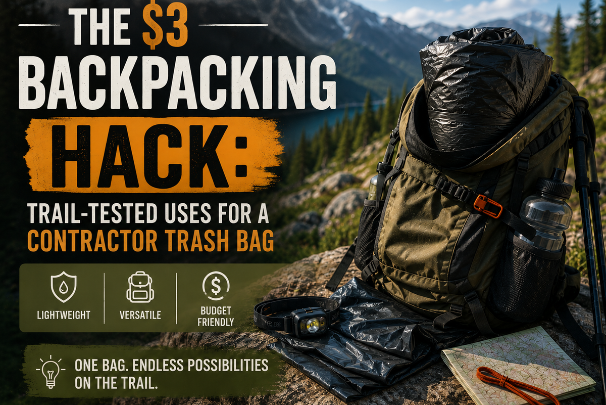 The $3 Backpacking Hack: Trail-Tested Uses for a Contractor Trash Bag